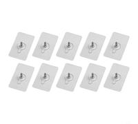 Ganci da parete senza perforazione, senza trapano, per appendere quadri, adesivi trasparenti, impermeabili, senza traccia, ganci per cornici per foto, piastrelle in vetro, porte in legno, confezione