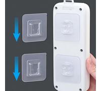 Ganci da parete trasparenti resistenti - Ganci per madre e figli, facili da installare, adatti per la conservazione in cucina e in bagno, cavi di prolunga, cestini dei rifiuti, ecc. Supporti magnetici
