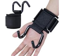 Ganci da polso per sollevamento, fascia di supporto multifunzione antiscivolo con gancio, cinghie da polso per allenamento palestra e sollevamento