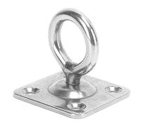 Ganci da soffitto in acciaio inossidabile, fibbia per porta quadrata girevole a 360 gradi, ganci di ancoraggio per montaggio a parete resistenti alla corrosione per yacht, navi e (Filla della porta