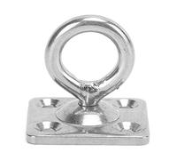 Ganci da soffitto in acciaio inossidabile, fibbia per porta quadrata girevole a 360 gradi, ganci di ancoraggio per montaggio a parete resistenti alla corrosione per yacht, navi e (Filla della porta