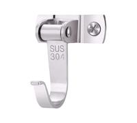 Ganci da soffitto neri, gancio rotante in ferro resistente con rotazione a 180 gradi per uso interno ed esterno, carico massimo 18,1 kg, gancio per montaggio a parete da 65 mm