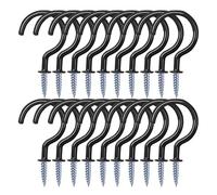 Ganci Da Soffitto - Organizzatore Per Magazzinaggio Interno Ed Esterno - 20 Pezzi Ganci Appendiabiti A Vite,Per Cucina Bagno Cantina Garage Appartamento Casa Patio Giardino E Rimessa Attrezzi