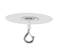 Ganci da soffitto robusti - sospeso in metallo autoadesivo, nessuna perforazione richiesta | Supporto per decorazioni versatili, ganci per leggero a palloncino, apparecchi per display p