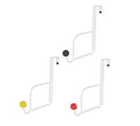 Ganci Da Sovrapporta - Attaccapanni Organizzatore 3 Pezzi Per Asciugamani E Cappelli - Dietro La Porta Ganci Per Asciugamani,Per Bagno, Camera Da , Toilette, Cucina, Studio, Casa, Dormitorio, Appartam