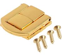 Ganci decorativi, 5 pezzi, 25 x 20 mm, bronzo anticato/oro, guarnizioni in metallo, Gold, One size