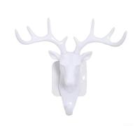 Ganci decorativi da parete in plastica con testa di giraffa di cervo, per appendere cappelli e chiavi in hotel, ristoranti e club