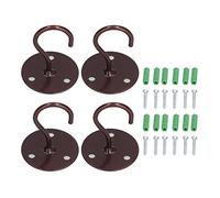 Ganci del soffitto a parete ganci da lavoro pesante j ganci a forma per le lanterne delle mangiatoie per uccelli appesi Garage da giardino esterno da esterno 4 pezzi