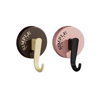 Ganci di aspirazione per porte con potente impugnatura sottovuoto 2 pacchetti di ganci per cucina/bagno con superba aspirazione
