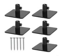 Ganci di fissaggio per mixer, 5 pezzi, in plastica resistente, per supporto, accessori per miscelatore, gancio per impasto, frusta, vite o nastro di montaggio, 5 cm