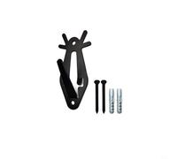 Ganci di montaggio a forma di teschio trofeo, set di 6 staffe resistenti per cervi e display di gioco, facile installazione (A)