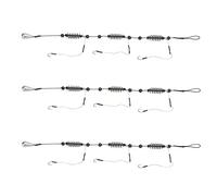 Ganci di pesce ad esca artificiale Cage 3 set trap cesto e pesca L'alimentatore esca trap a gabbia Porta del cesto per la pesca primaverile con forti ganci in acciaio al carbonio