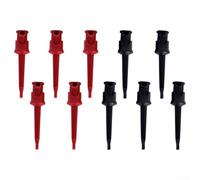 Ganci di prova 10PCS Struttura interna in rame con alloggiamento ignifugo PA per multimetro Per Mini Grabber Uso nell'istruzione tecnica