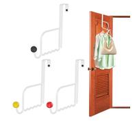 Ganci di rivestimento per porta, ganci per tunica per la porta - Ganci per asciugamani in ferro di ferro 3x colorati | Pangers creativi e grucce per sciarpe