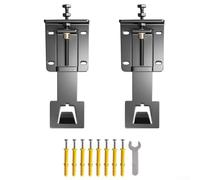 Ganci di sollevamento per cappa, regolabili, in acciaio laminato a freddo, con staffe ispessite per un montaggio sicuro e stabile della cappa (versione estesa)