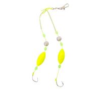 Ganci doppi per,Attrezzatura per esche con canna | Amo doppio inverso resistente per acqua e salata: stagni laghi, fiumi