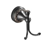 Ganci d'ottone dell'asciugamano del bagno del bronzo antico, accessori fissati al muro dell'hardware del bagno, disegno di intaglio del modello