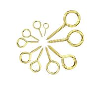 Ganci for tazze Vite 10-50 pezzi Ganci for occhielli a vite for appendere decorazioni artigianali Creazione di gioielli fai-da-te(No.1 50pcs)