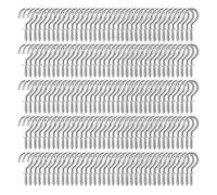 Ganci for tazze Vite 50/500 Pezzi Gancio for vite Ganci for soffitto for tazza Supporto for piante sospese multifunzionale for carichi pesanti Supporto for piante sospese a immersione(Silver,100PCS)