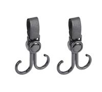 Ganci girevoli per passeggino doppio da 2 pezzi Ganci per passeggino per bici regolabili multifunzionali per borse appese