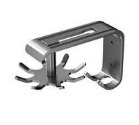 Ganci girevoli per utensili da cucina - Ganci regolabili organizer da cucina multiuso | rotazione a 360 gradi per appendere utensili, asciugamani, pentole e padelle a L