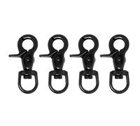 Ganci girevoli resistenti in acciaio inossidabile 316, 4 pezzi, perfetti per applicazioni marine, bandiere e guinzagli per cani