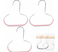 Ganci in acciaio resistenti: massimizzano lo spazio nell'armadio con spazio versatile, appendiabiti in acciaio inox, organizer per cappelli, sciarpe, scialle, cappelli, organizer per armadi e vestiti