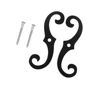 Ganci in ferro resistenti alle intemperie per una maggiore sicurezza e un uso esterno di lunga durata, ganci per otturatore, 2 pezzi