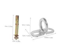 Ganci in ferro resistenti con placche da soffitto per ferramenta marina e uso do