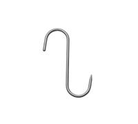Ganci inox per macellai 1 punta 180X8 mm conf. 10 pezzi