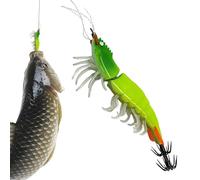 Ganci Jig Di Calamari | Attrezzatura con Esche Artificiali a Gamberetto,Jig Calamari Glow Di Mare - Per All'Aperto lo Stagno e il Lago, la Riva, le Acque Poco Profonde, l'Acqua, gli Uomini, Papà e Ma