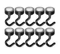 Ganci magnetici forti, 10 pezzi, supporto da parete ad alta resistenza | Gancio magnetico e gancio per armadio, per cucina, camera da letto, frigorifero, garage, nave, aula, armadietto, asciugamano