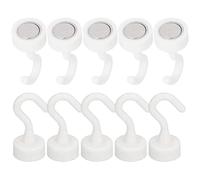Ganci magnetici resistenti, 10 pezzi per montaggio a parete | Ganci magnetici per ghirlande e armadi, per cucina, bagno, camera da letto, frigorifero, garage, crociera, nave, classe