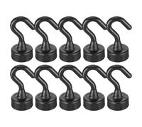 Ganci magnetici resistenti per montaggio a parete, 10 pezzi | Forte gancio magnetico ganci da parete per cucina bagno camera da letto frigorifero garage nave da crociera aula armadio