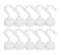Ganci magnetici resistenti per montaggio a parete, 10 pezzi | Forte gancio magnetico ganci da parete per cucina bagno camera da letto frigorifero garage nave da crociera aula armadio
