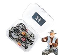 Ganci per acqua salata, ganci fissi per gamberetti - Ganci per compensazione 'acqua salata,Strumento dor riutilizzabile, accessori per laptop con scatola di immagazzinaggio per laghi, fiume