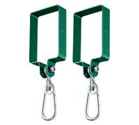 Ganci per altalena resistenti, 2 pezzi, di montaggio per altalena, di ricambio per estensione, girevoli per cortile, ponte, portico, giardino, patio esterno