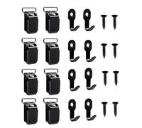 Ganci Per Arazzi In Tessuto - Set Di Clip E Morsetti Con Gancio In Metallo, Supporti Durevoli Per Trapunte Perr Tende Perr Tappeti Pe-r Decorazioni Da Parete, Drappeggi, Decorazioni Tessili, Quilting,