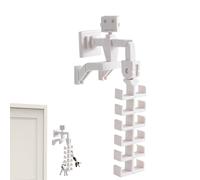 Ganci per asciugamani adesivi - ganci da parete di servizio pesante, supporto in acciaio inossidabile autoadesivo | Rack a forma di robot Organizzatore da bagno impermeabile, porta cucina moderna per