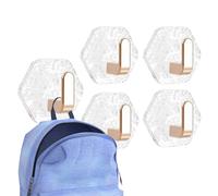 Ganci Per Asciugamani Da Bagno - 5 Pezzi Porta Asciugamani per Parete Bagno | Porta Accappatoi Resistente Per Casa Cucina Dormitorio Piscina