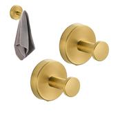 Ganci per asciugamani da parete per bagno, ganci resistenti in acciaio inossidabile, ganci da parete antiruggine, soluzione multiuso per appendere cappotti, borse, asciugamani, chiavi, utensili