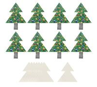 Ganci per attaccare l'albero di Natale, 8 pezzi, in acciaio inossidabile, accessori da senza perforazione