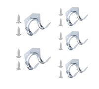 Ganci Per Attrezzi Da Capanno 20 pcs Hanger Holder Metal Hanging Hooks with Screw Housekeeper Multi-Purpose Double Hook for Garden Kitchen Garage Tool