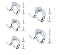 Ganci Per Attrezzi Da Capanno 20 pcs Storage Wall Hook Metal Housekeeper with Screw Double Multi-Purpose Iron for Garden Kitchen Garage Tool
