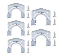 Ganci Per Attrezzi Da Capanno 20 pcs Storage Wall Hook with Screw Hanger Holder Multi-Purpose Housekeeper Double for Garden Kitchen Garage Tool