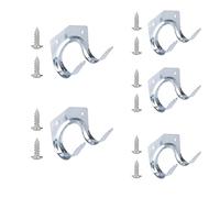 Ganci Per Attrezzi Da Capanno 30 pcs Storage Wall Hook Metal Hanger Holder with Screw Hanging Hooks Multi-Purpose Iron for Garden Kitchen Garage Tool