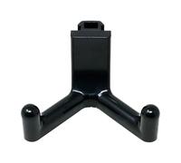 Ganci per attrezzi per il montaggio del capanno - Gancio nero per capannone, accessori per capannoni plasstici, ricambio per massimizzare lo spazio di archiviazione per attrezzi da giardinaggio