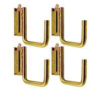 Ganci per binario E ad alta resistenza - Grucce in acciaio resistente con gancio a J per la gestione del carico | Ganci per pista E in ferro zincato da 4 pezzi, accessori X-Track per rimorchi, f