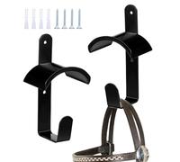 Ganci per Briglie da Parete, 2 Pezzi Organizzatore Attrezzatura Equestre, Appendino Da Parete Per Cavezza, per Scuderia, Scuola di Equitazione, Fattoria, Box Cavallo, Area di Toelettatura