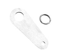 Ganci per campanelli da guida Luck per motociclisti, ganci per campanelli per motori e anelli divisi, per motociclisti o per da uomo e portachiavi, per moto in acciaio inossidabile facili d